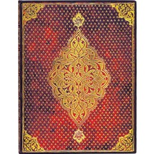 Hsc Bilişim Golden Trefoil Ultra Lined Hardcover Journal, 144PG, 120GSM By Paperblanks (Golden Trefoil)