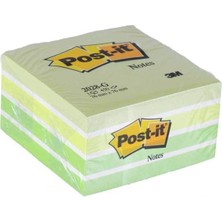 Hsc Bilişim Post-It Küp Not, Yeşil Tonları, 450 Yaprak