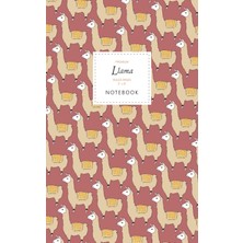 Hsc Bilişim Llama Notebook - Ruled Pages - 5x8 - Premium: (Earth Edition) Fun Notebook 96 Ruled/lined Pages (5x