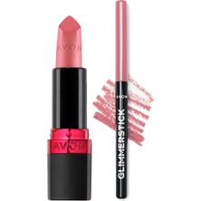 Hsc Bilişim Avon Ultra Mat Ruj Pink Passion ve Glimmerstick Dudak Kalemi Pink Cashmere Paketi