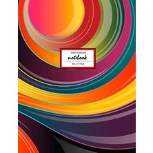 Hsc Bilişim Notebook: Beautiful Pattern CC10 - Ruled Notebook - (8.5 x 11 Inches) Large - 110 Pages