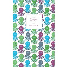 Hsc Bilişim Octopus Notebook - Ruled Pages - 5x8 - Premium: (Spring Edition) Fun Notebook 96 Ruled/lined Pages