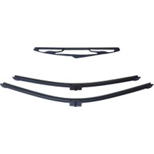 Hsc Bilişim VASS41 Ön Cam Arka Cam Silecek Seti Opel Astra H Hb Hatchback ile Uyumlu 2004-2012
