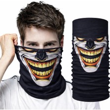 Uravas Store Joker Gülüşlü Baf Maske – Çok Amaçlı Boyunluk Bandana 3 No (5047)
