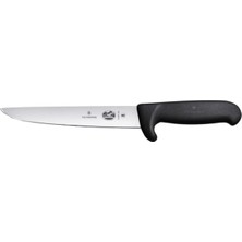 Hsc Bilişim Victorinox Mutfak Bıçağı Fibrox Safety Burun Stechmesser Norm. Schl. Siyah 18 Cm, 5.5503.18L