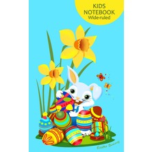 Hsc Bilişim Easter Bunny Kids Notebook: Easter Gifts & Presents For Kids/children – Non Chocolate (Ruled Notebo