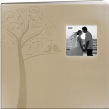 Hsc Bilişim Pioneer Photo Albums Fotoğraf Albümleri MB-10EW Postbound Kabartmalı Suni Deri Çerçeve Kapak Düğün
