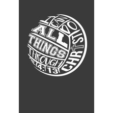 Hsc Bilişim Volleyball Notebook: Bible Verse Lined Journal Diary Notebook 120 Pages, 6" x 9" (15.24 x 22.86 Cm)