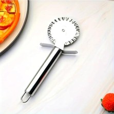 Hsc Bilişim Paslanmaz Çelik Tırtıklı Pizza Mantı Hamur Kesici Kesme Bıçağı Hamur Şekillendirme Ruleti