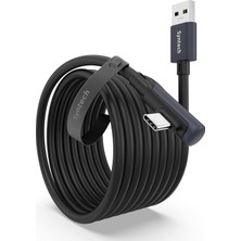 Hsc Bilişim Syntech Bağlantı Kablosu 16 Ft Quest2/quest Pro/pico 4 Aksesuarları ve Pc/steam Vr, Yüksek Hızlı Pc