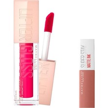Hsc Bilişim New York Lifter Gloss Nemlendirici Dudak Parlatıcısı 24 Bubblegum & Mini Super Stay Matt