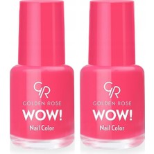 Hsc Bilişim Golden Rose Wow Nail Color No:34 - Oje 2li Paket