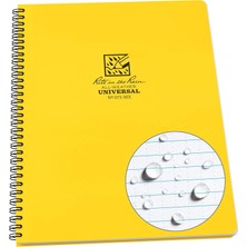 Hsc Bilişim Rite In The Rain Universal Maxi Notebook Side Spiral Bound Beyaz/sarı (Size 8.5 x 11)