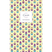 Hsc Bilişim Cupcake Notebook - Ruled Pages - 5x8 - Premium: (Lemon Edition) Fun Notebook 96 Ruled/lined Pages (