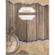 Hsc Bilişim Dékokind Reisenotizbuch Zum Selberschreiben | Din A4, 100+ Seiten, Register, Vintage Softcover | Pe