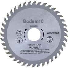 Hsc Bilişim BADEM10 Testere Spiral Ağaç Ahşap Sunta Kesme Testeresi 115 mm 40 Diş (2 Adet)