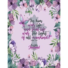 Hsc Bilişim Faith Journal For Women : Blank Lined Faith Notebook For Journaling With Prompts: 110 Pages, Large