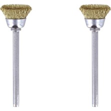 Hsc Bilişim Dremel 536 Pirinç Fırça, Altın, Bronz ve Bakır Temizleme, 13 Mm, 2'li