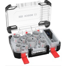 Hsc Bilişim 14 x Pro Multi Material Power Change Plus Delik Testeresi Seti – Şeffaf Kılıf (Yumuşak Ahşap,