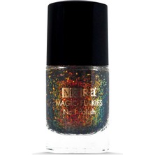 Hsc Bilişim Mara Kozmetik Flakies Nail Polish Oje Red - Gold - Green