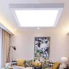LED Tavan Wc Kiler Ovis Lambası 24 W Kare Beyaz Işık