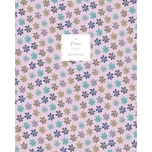 Hsc Bilişim Flower Notebook - Ruled Pages - 8X10 - Premium: (Pink Winter Edition) Fun Notebook 192 Ruled/lined