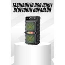 Armüz Çift Çıkışlı Güçlü Bataryalı Kablosuz Yüksek Ses Kaliteli Bluetooth Hoparlör