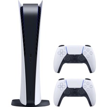 Sony Playstation 5 Dijital + 2. Ps5 Dualsense Kol Türkçe Menü Ithalatçı Garantili
