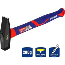 Hsc Bilişim Workpro WP241021 200GR Fiberglas Saplı Çekiç