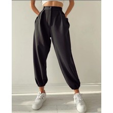 Afiş Butik Siyah Jogger Şalvar Pantolon
