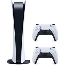 Sony Playstation 5 Ps5 825 GB Digital Edition Oyun Konsolu + 2 Dualsense Kol (Ithalatçı Garantili)
