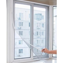 Armüz Pencere Sineklik Tülü 100X150 cm Çift Taraflı Bant Hediyeli Kesilebilir Tül Sineklik Seti