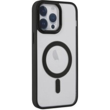 Mey Ithalat®  iPhone 14 Pro Kılıf Room Magneticsafe Silikon - Siyah
