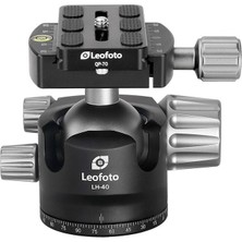 Leofoto LH-40+QP-70N Top Başlık ile Hızlı Bağlantı Plakası