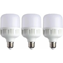 50W LED Torch Ampul Beyaz (3'lü Paket)