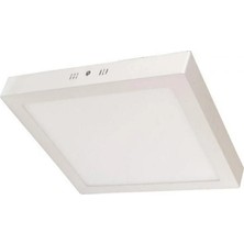 Beyaz Ledli 24 Watt Kare Sıva Üstü LED Panel Tavan Armatürü Spot LED Lamba Adaled