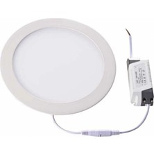 15W Sıva Altı Panel Slim Spot Trafolu Iç Çap 17,5cm Dış Çap 19 cm