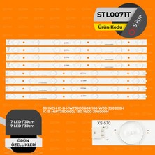 Uravas Store Sline Tv Backlight Nordmende IC-B-HWT39D060R 180-W00-390000H Tv LED Bar