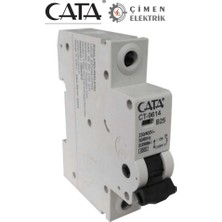Ct 9614 1X25A 4.5ka B Tipi Otomatik Sigorta