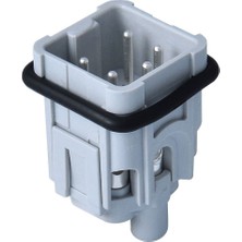 TPlast Tp Electric 24-0510-100-01 Vidalı Bağlantı 5X10A Fiş Çekirdek (Yandan Kablo Girişli)