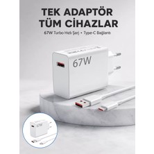 Nevamel® 67 Watt Güvenli Hızlı Şarj Adaptörü Samsung M31 M33 M51 Uyumlu Yeni Nesil