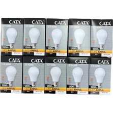 12W LED Ampul Beyaz Işık 10 Adet