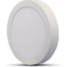 18W Yuvarlak Sıva Üstü LED Panel Armatür - Beyaz Işık