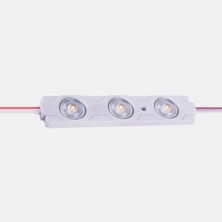Gün Işığı Üç Çipli Mercekli 2835 1,5 Watt 12 Volt Modül LED 20'li Paket