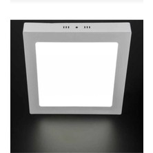 24 Watt Kare Sıva Üstü LED Panel Tavan Armatürü Beyaz Işık