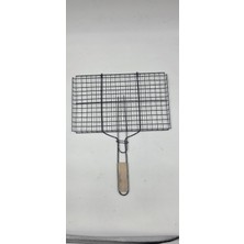GRANİTLE İLERİ DÖNÜŞÜM Yanmaz Yapışmaz Granit Kaplamalı Mangal Teli | Kilitli Izgara Teli |  Üç Farklı Boyut Seçeneği Ile Küçük 25X35 cm - Orta 30X40 cm - Büyük 35X50 cm
