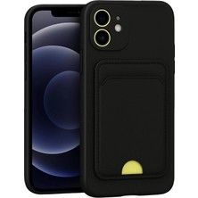 Mey Ithalat®  iPhone 11 Kılıf Kelvin Kartvizitli Silikon - Siyah