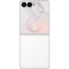 Rova Samsung Galaxy Z Flip 8 Uyumlu Ön+Arka Body Şeffaf Ultra Koruyucu Nano Jelatin