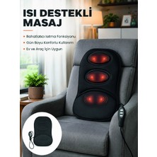 Armüz Isıtmalı Masaj Minderi  Masaj Motoru, Kablolu Kumanda ve Çoklu Masaj Modu
