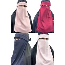 ALDAIYR 4 Adet Tesettür Medine Ipeği Gözlü Peçe Nikab